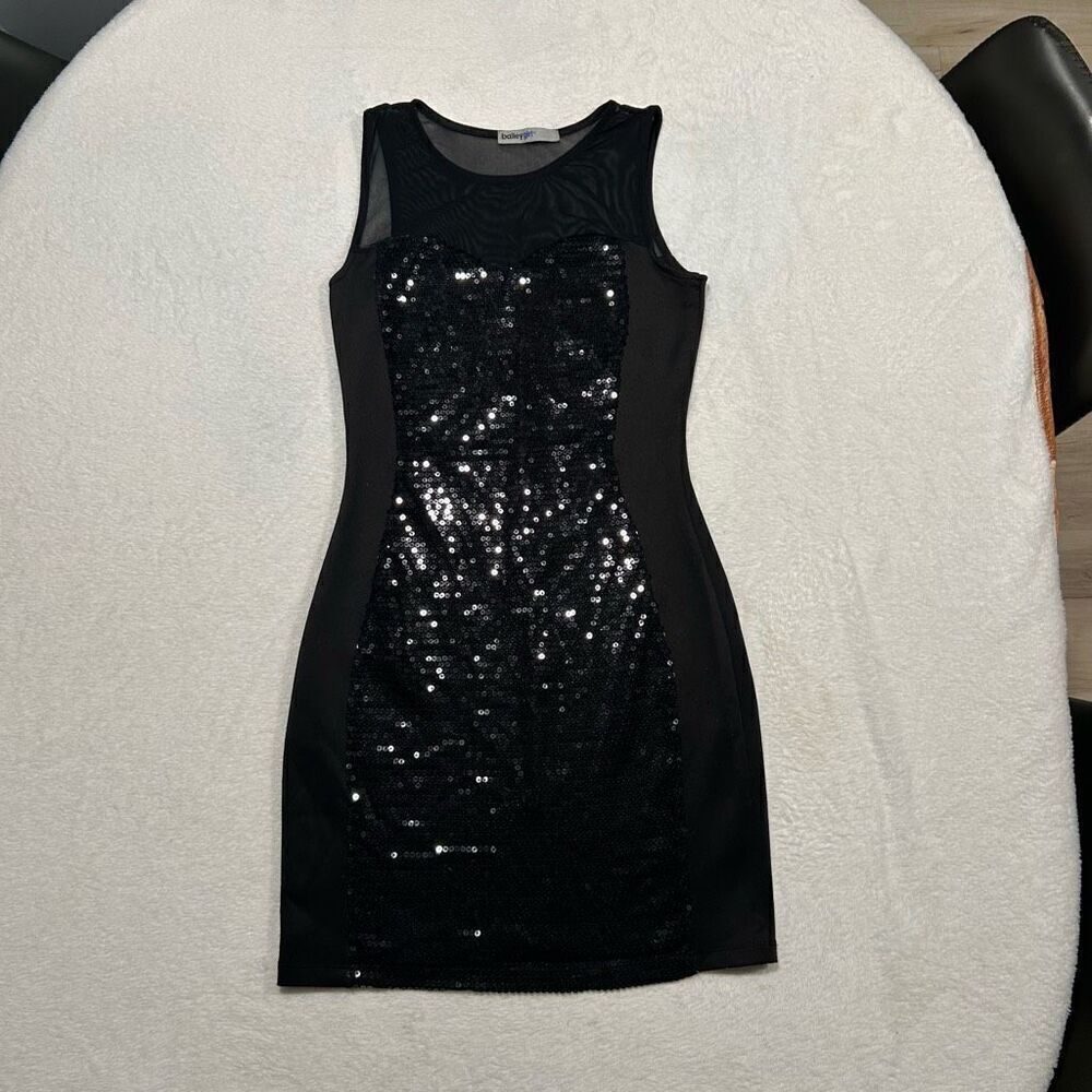Baileygirl Bodycon Black Dress size medium
